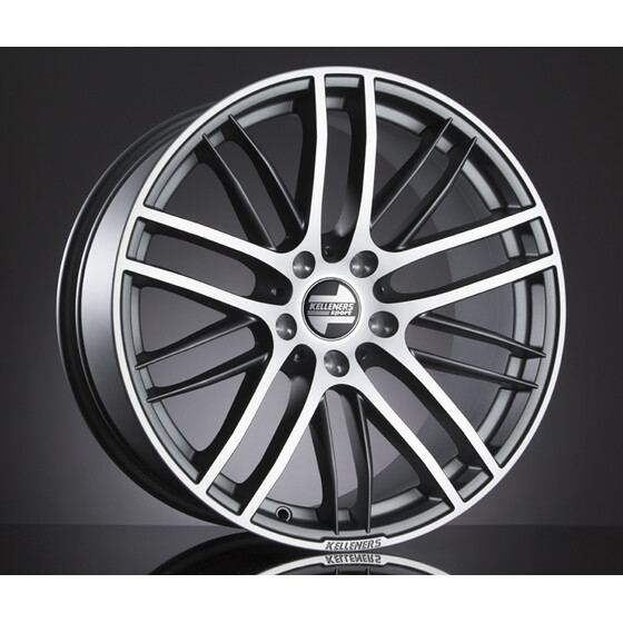 BERLIN 9,5Jx19 Zoll ET35 Graphite Silver Polished