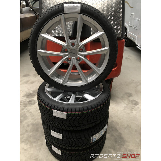 BMW Breyton BR-I 18 Zoll Winter Felgen Reifen - Silber - 1er F40