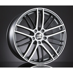BERLIN 9Jx20 Zoll ET35 graphite silver polished