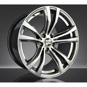 MÜNCHEN 9,5Jx19 Zoll ET35 Graphite Silver Polished