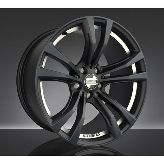 MNCHEN 9,5Jx19 Zoll ET35 Matt Black Polished Undercut