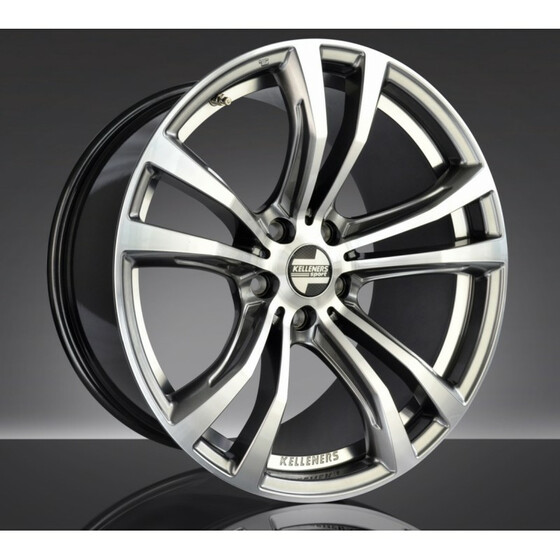 MNCHEN 8Jx20 Zoll ET36 graphite silver polished